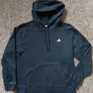 Adidas Women's Dark Hoodie with Logo